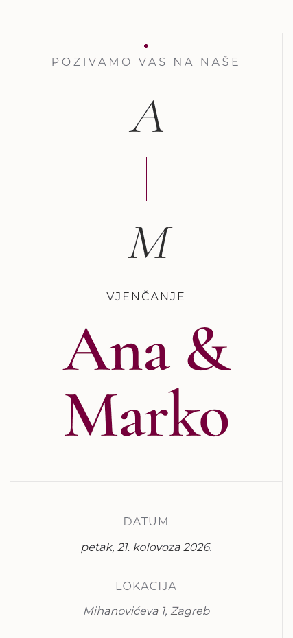 firenze wedding invitation template